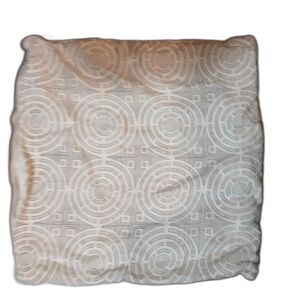 Dwell Studio pair (2) gray white geometric 17"X17" cotton pillow covers